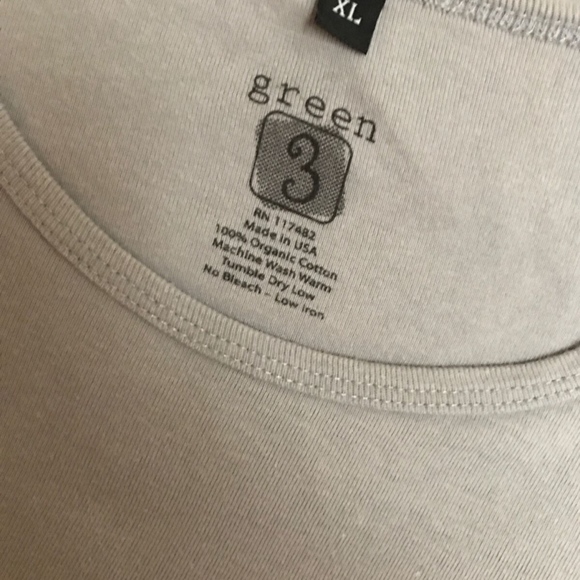 RETRO SANTA SCREEN PRINT LONG TEE GREEN 3 - Picture 4 of 6